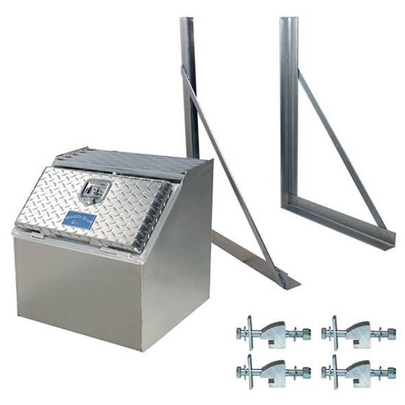 Merritt Aluminum Frame Box Kit with Diamond Plate Door (24" x 22" x 21")