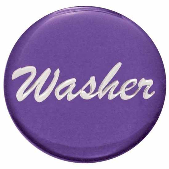 Glossy Purple Washer Knob Replacement Sticker