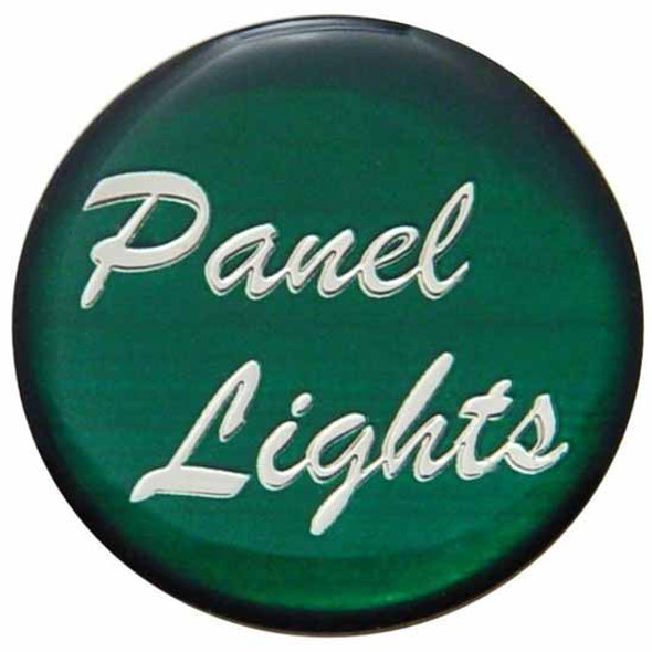 Panel Lights Dash Knob Glossy Green Sticker
