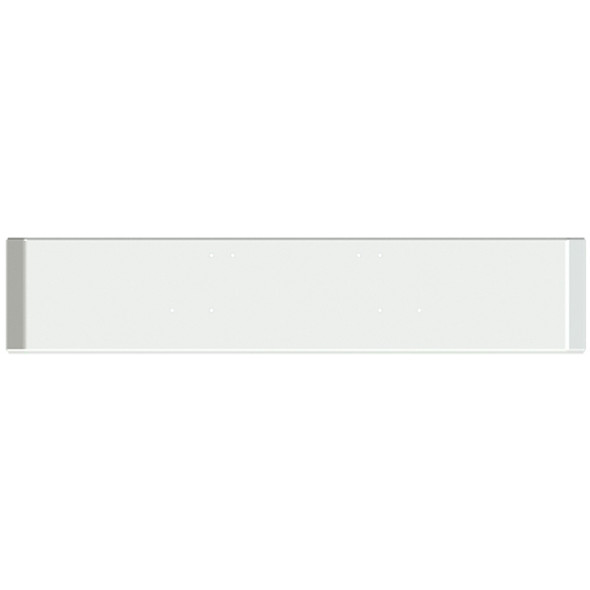 22-Inch Chrome American Road Runner Mitered Corner Bumper with Mounting Holes For Freightliner Classic 120, XL,  FLC120, FLT Cabover