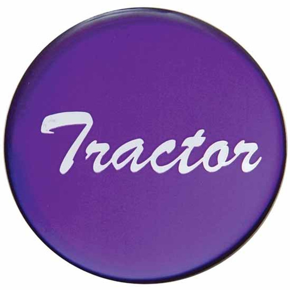 Glossy Purple Tractor Air Valve Sticker For Small Dash Knob