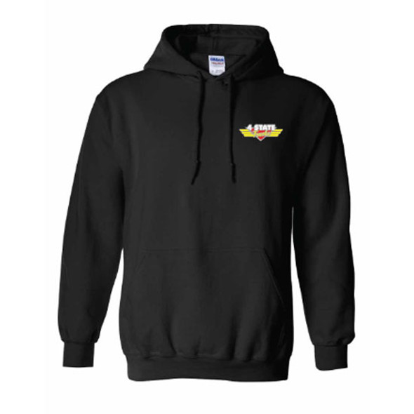 Chrome Shop Mafia Black Pull Over Hoodie with Gray Truck Logo on Back - 2XL Chrome Shop Mafia Black Pull Over Hoodie with Gray Truck Logo on Back - 2XL