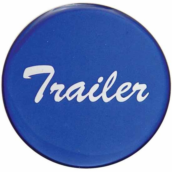 Glossy Blue Trailer Air Valve Sticker For Small Dash Knob