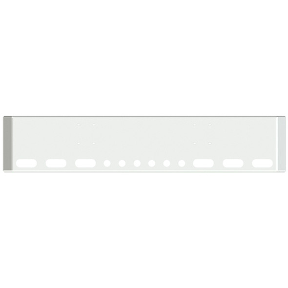 18" American Road Runner Bumper for International 9900I, With 6 Oval Light Holes & 6 Round 2” Light Holes