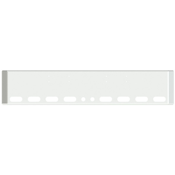 20" American Road Runner Bumper for Peterbilt 352, 359, With 8 Oval Light Holes & 2 Round 2” Light Holes