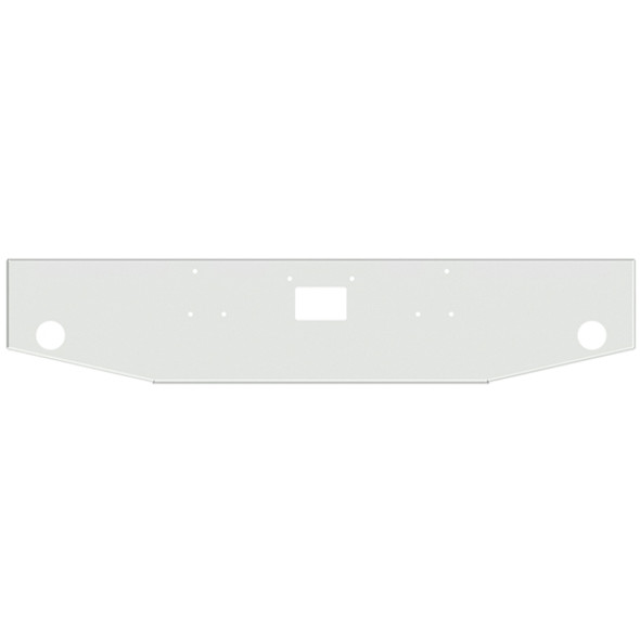 Peterbilt 357, 3778, 379 20 to 18 Inch Tapered American Eagle Bumper W/ Tow & 2 Round 4 Inch Light holes
