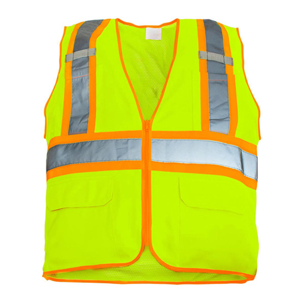 High Visibility Reflective Yellow Safety Vest - Medium