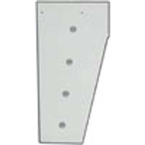 Peterbilt 379 Stainless Steel Cowl Extensions W/ 8 Bullseye Light Holes