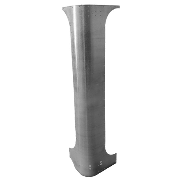 Passenger Side Aluminum Day Cab Rear Corner Skin For Peterbilt