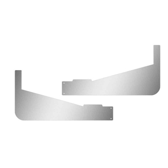 58 To 72 Inch Blank Stainless Steel Sleeper Extension Panels For Peterbilt 388, 389