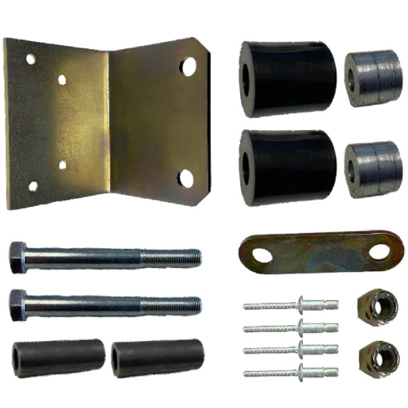 Passenger Side Lower Roller Bracket Kit For Peterbilt 379