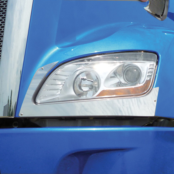 Stainless Steel Fender Guards For Peterbilt 587