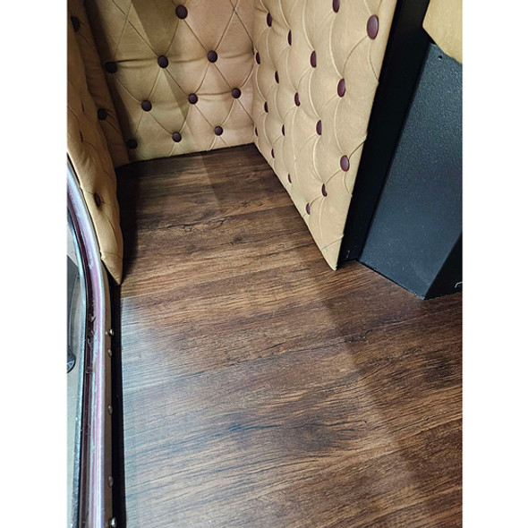 63 Inch Laminate Sleeper Floor W/O Subwoofer Cutout- White Wood For Peterbilt 379