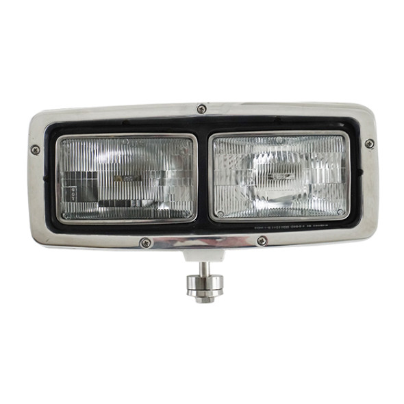 Passenger Side Dual Square Headlamp Assembly For Peterbilt 359