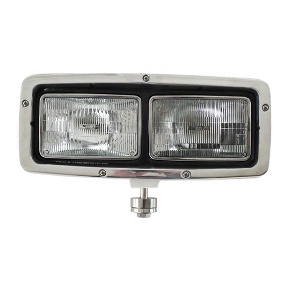 Driver Side Dual Square Headlamp Assembly For Peterbilt 359