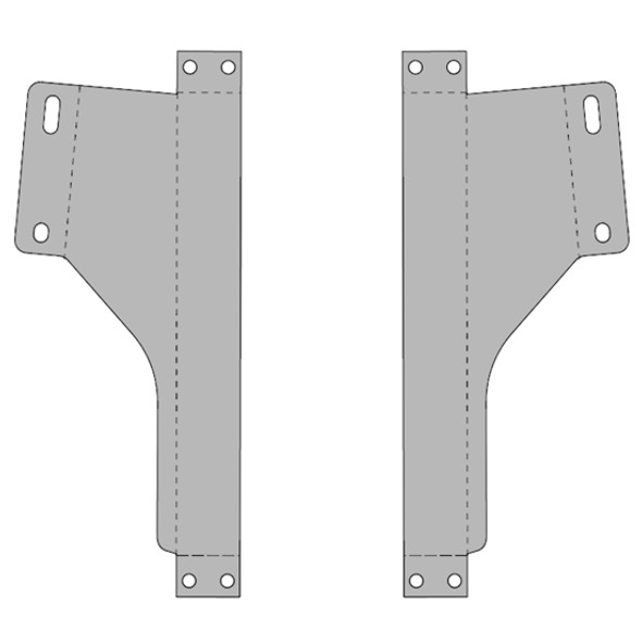 8 Inch Sanded Finish Top of Door Trim W/ Out Passenger Side Upper Door Mirror Cutout For Kenworth T680, T880 & W990