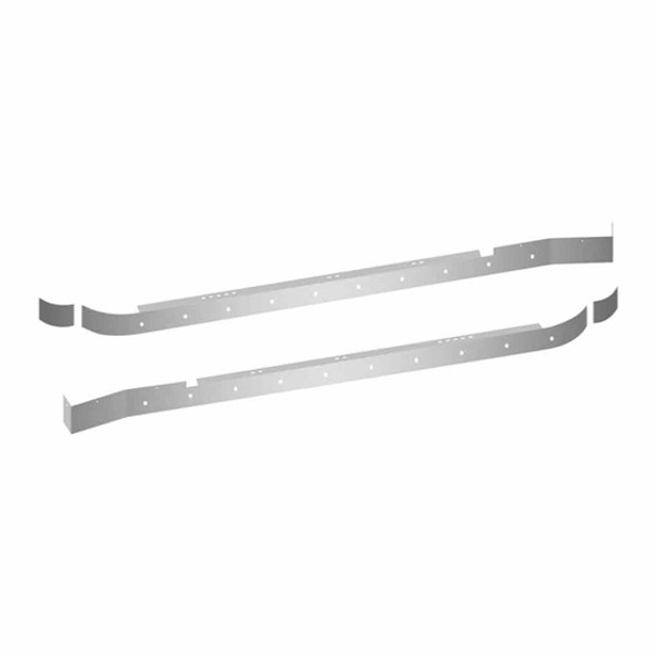 62 Inch Stainless Steel Sleeper With Extension Panels W/ 20 Round 3/4 Inch Light Holes For Kenworth T800, W900B / W900L 62 Inch Stainless Steel Sleeper With Extension Panels W/ 20 Round 3/4 Inch Light Holes For Kenworth T800, W900B / W900L