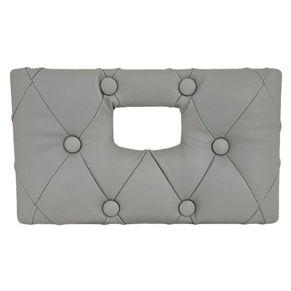 Quilted Diamond Vinyl W/ Buttons Glove Box Door Cover- Maroon For Kenworth T660, T880 & W900