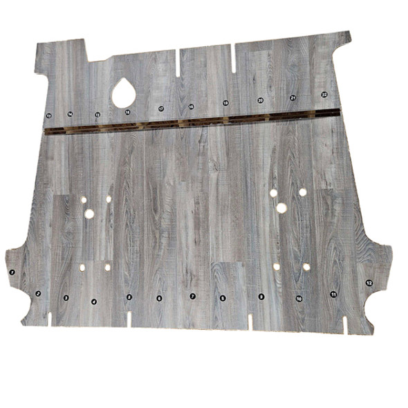Laminate Daycab Floor W/Out Shifter Cut Out- Light Oak Wood For Kenworth T660 & W900
