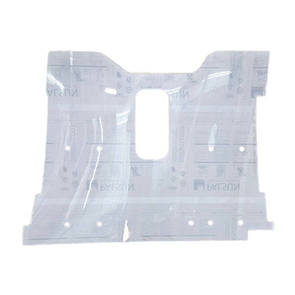 Paintable Clear Poly 1 Piece Floor W/ Shifter Cut Out For Kenworth W900