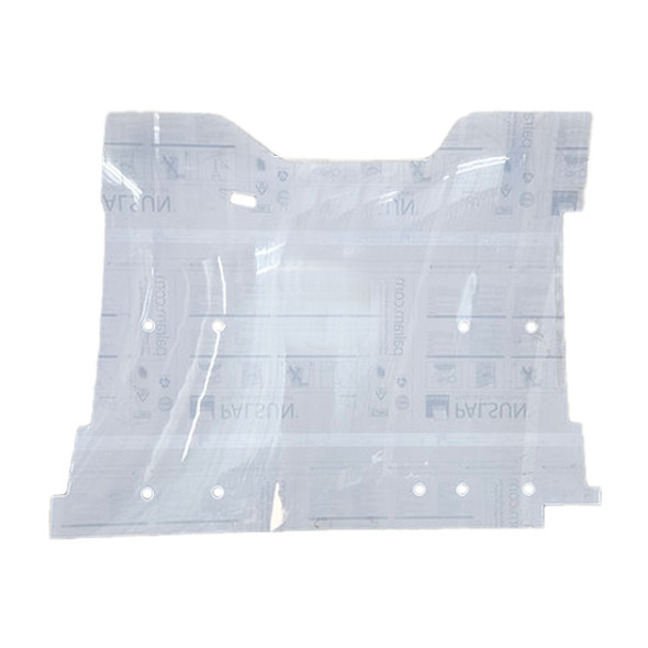 Paintable Clear Poly 1 Piece Floor W/Out Shifter Cut Out For Kenworth T660, W900