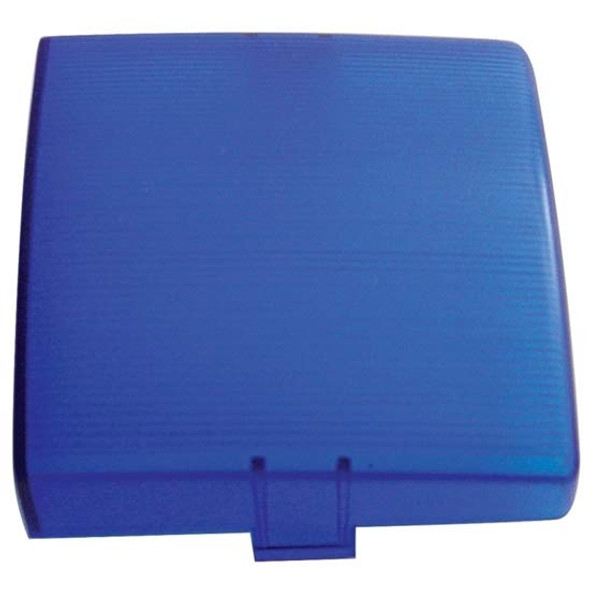 3 Inch Square Blue Dome Light Lens