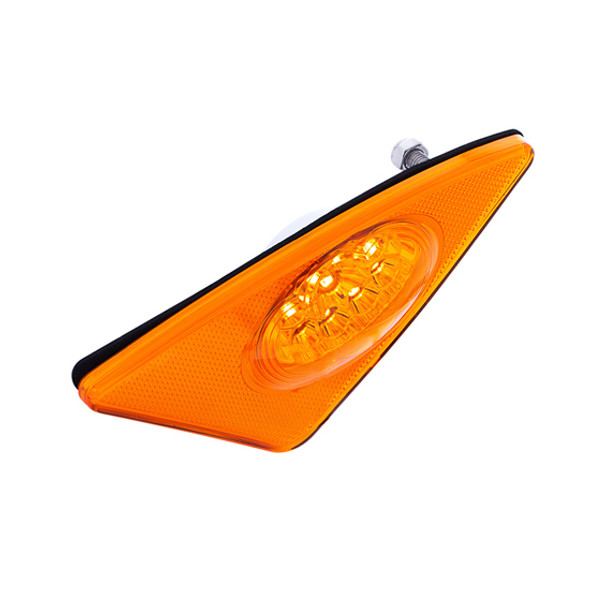 Driver Side 9 LED Competition Series Fender Light- Amber LED/ Amber Lens For Kenworth T660 Driver Side 9 LED Competition Series Fender Light- Amber LED/ Amber Lens For Kenworth T660