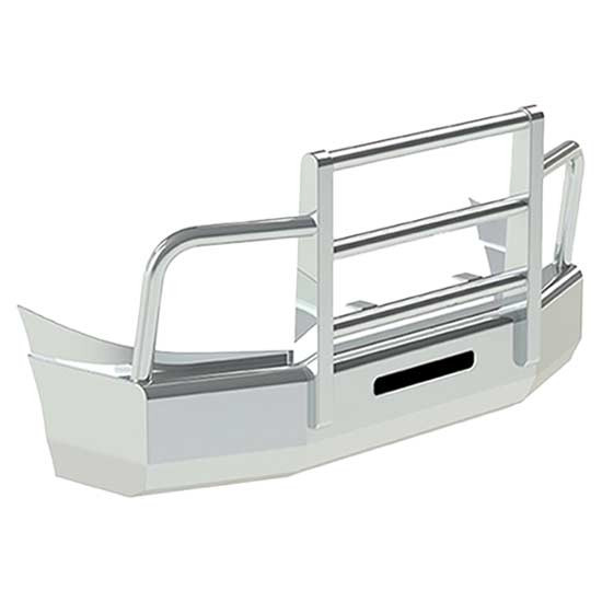 Aeroplus Grille Guard W/ Horizontal Tubes, W/Out OEM Fog Light Holes, Slam Latch & Lift Assist By Herd For Freightliner Cascadia 116, 126