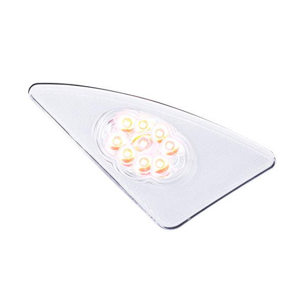 Passenger Side 9 LED Competition Series Fender Light- Amber LED/ Clear Lens For Kenworth T660 Passenger Side 9 LED Competition Series Fender Light- Amber LED/ Clear Lens For Kenworth T660