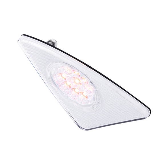 Passenger Side 9 LED Competition Series Fender Light- Amber LED/ Clear Lens For Kenworth T660 Passenger Side 9 LED Competition Series Fender Light- Amber LED/ Clear Lens For Kenworth T660