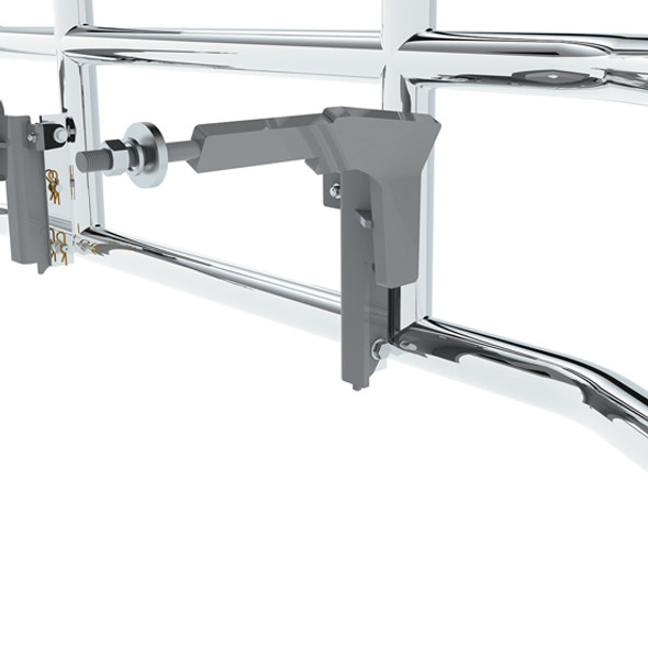 Freightliner Cascadia 116 & 126 Stainless Steel HighwayShield I10 Grille Guard & Bracket Kit