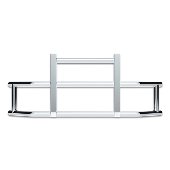 Freightliner Cascadia 116 & 126 Stainless Steel HighwayShield I25R Grille Guard & Bracket Kit