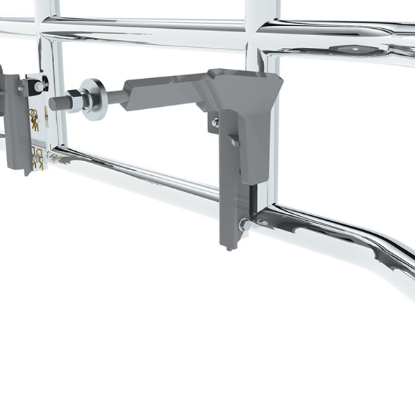Freightliner Cascadia 116 & 126 Stainless Steel HighwayShield I95 Grille Guard & Bracket Kit