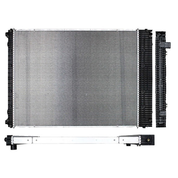 39.375 X 30.625 X 2.062 Inch Plastic Aluminum Radiator W/ Oil Cooler By BESTfit For Freightliner M2-106