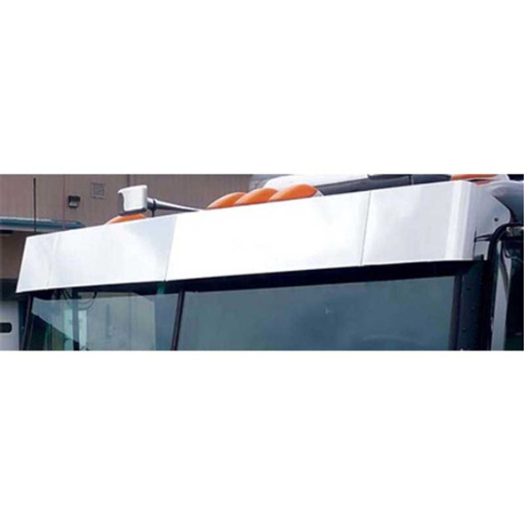 10 Inch Stainless Steel Blind Mount Drop Visor For Freightliner FLA