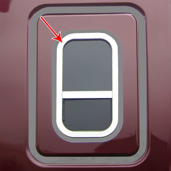 Freightliner Cascadia Stainless Steel Sleeper Side Window Inner Trim