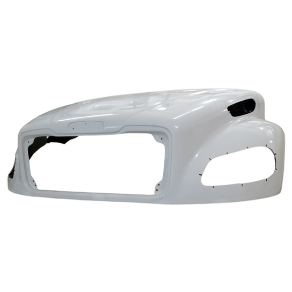 Fiberglass Hood Shell By Jones Performance For Freightliner M2 Business Class, M2- 106 Must Use Headlight Bezels