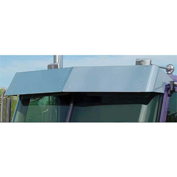 13.8 Inch Blank Stainless Steel Drop Visor For International LT & RH
