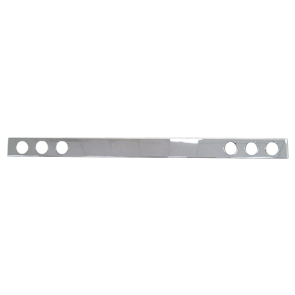 Stainless Steel Rear Light Bar W/ 6 Round 4 Inch Light Holes