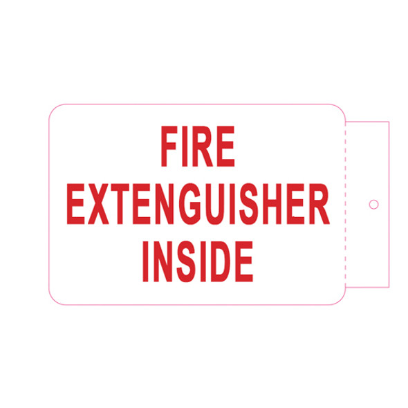 4.5 X 6.75 Inch Fire Extinguisher Inside Decal 4.5 X 6.75 Inch Fire Extinguisher Inside Decal