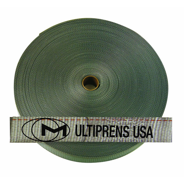2 Inch X 300 Ft Interior Tie Down Webbing- 6000 Lb Breaking Strength- Gray