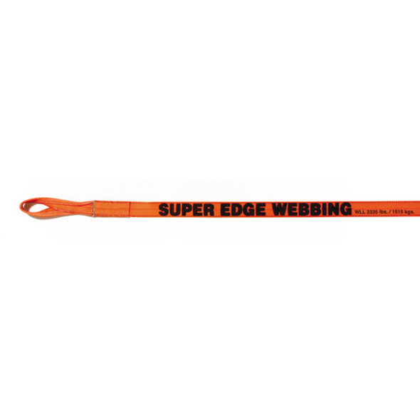 2 Inch X 27 Ft Super Edge Zone Winch Strap With Sewn Eye- 3335 Lb WLL