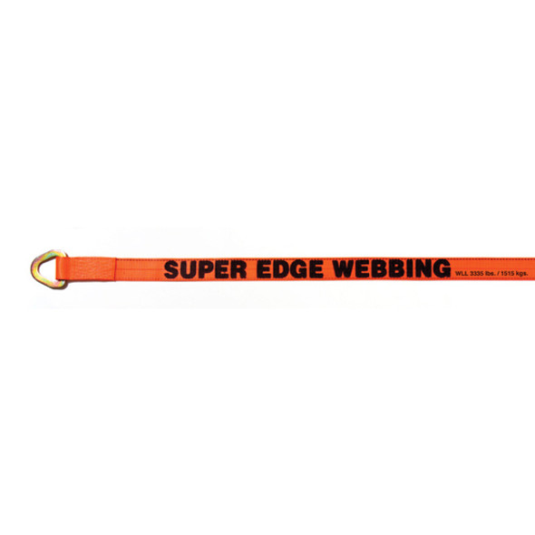 2 Inch X 40 Ft Super Edge Zone Winch Strap With #110 Delta Ring- 3335 Lb WLL