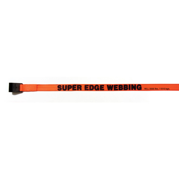2 Inch X 40 Ft Super Edge Zone Winch Strap With #210 Flat Hook- 3335 Lb WLL