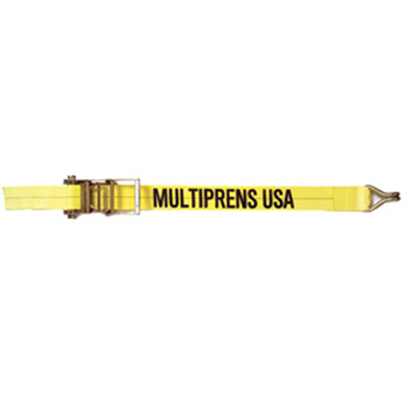 4 Inch X 30 Ft Ratchet Strap With #619 J Hook- 5400 Lb WLL