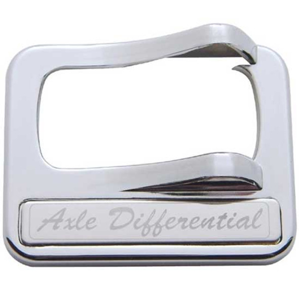 Chrome Axle Differential Switch Guard  For Peterbilt