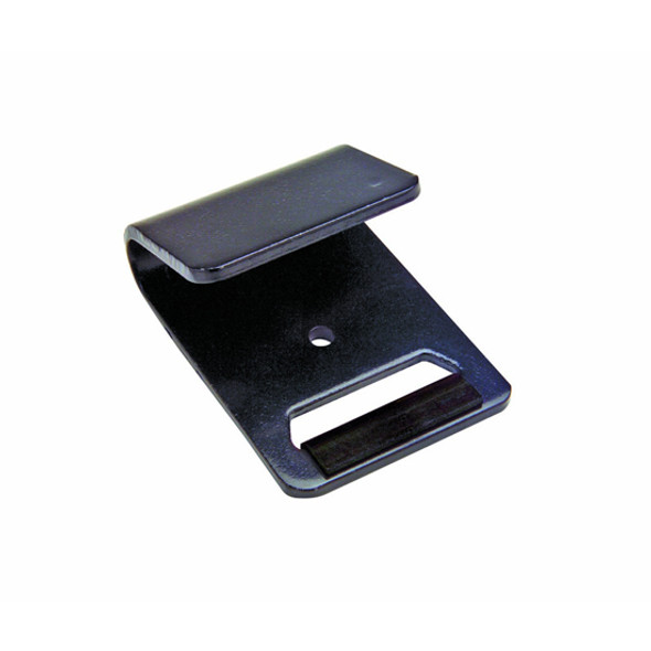 2 Inch Black Steel Flat Hook- 4400 Lb WLL, 13,200 Lb Breaking Strength