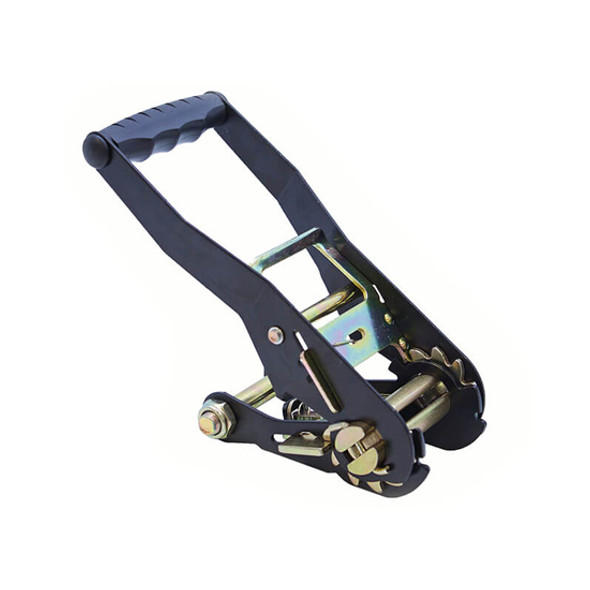 2 Inch Black & Gold Steel 10K Long Ergonomic Wide Handle Ratchet- 3335 Lb WLL, 11000 Lb Breaking Strength