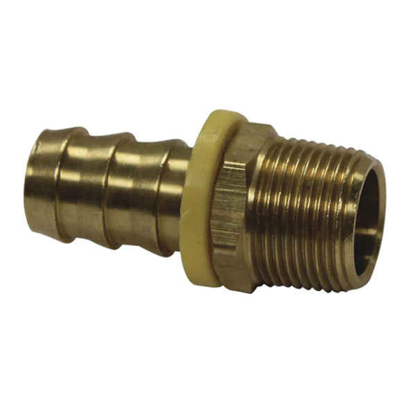 3/4 X 3/4 Inch Brass Push- On Fitting