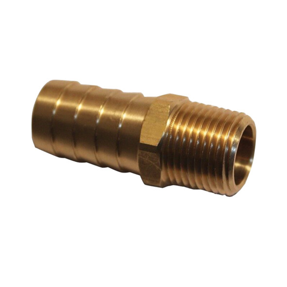 5/8 Inch Barb X 3/8 Inch Pipe Brass Hose Fitting